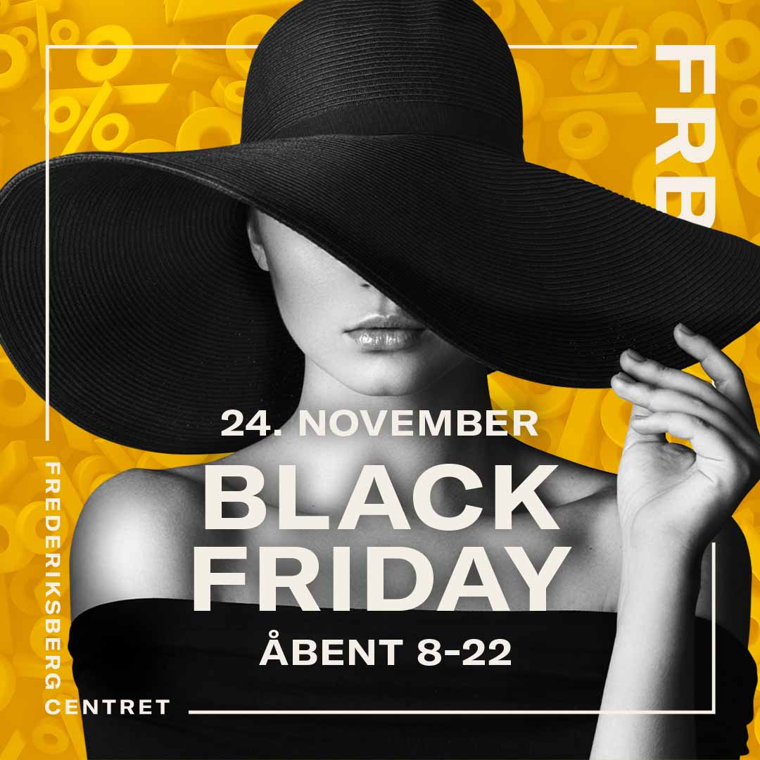 Kom til Black Friday i Frederiksberg Centret
